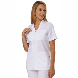 TRUDI-BIANCO-CASACCA-DONNA-MEDICALE-ABITI-DA-LAVORO-STUDIO-MEDICO